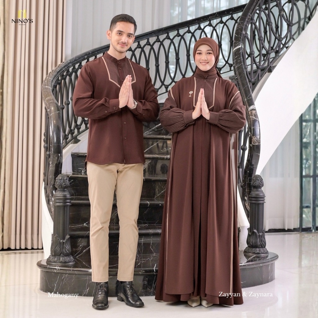 Sarimbit Couple Zaynara Dress & Zayyan Koko By Ninos Design