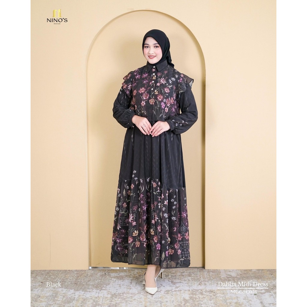 Dahlia Midi Dress By Ninos Design