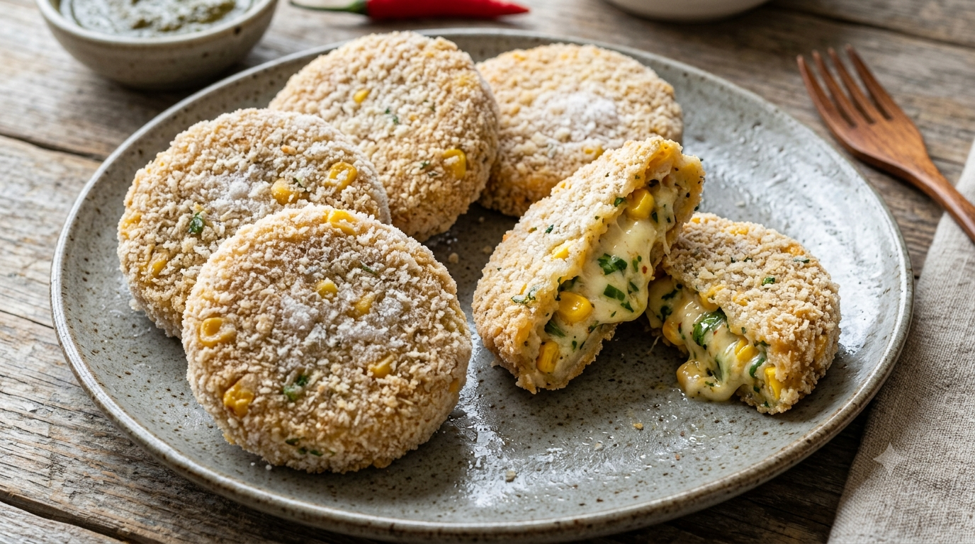 Cheese Corn Tikki(10pcs)