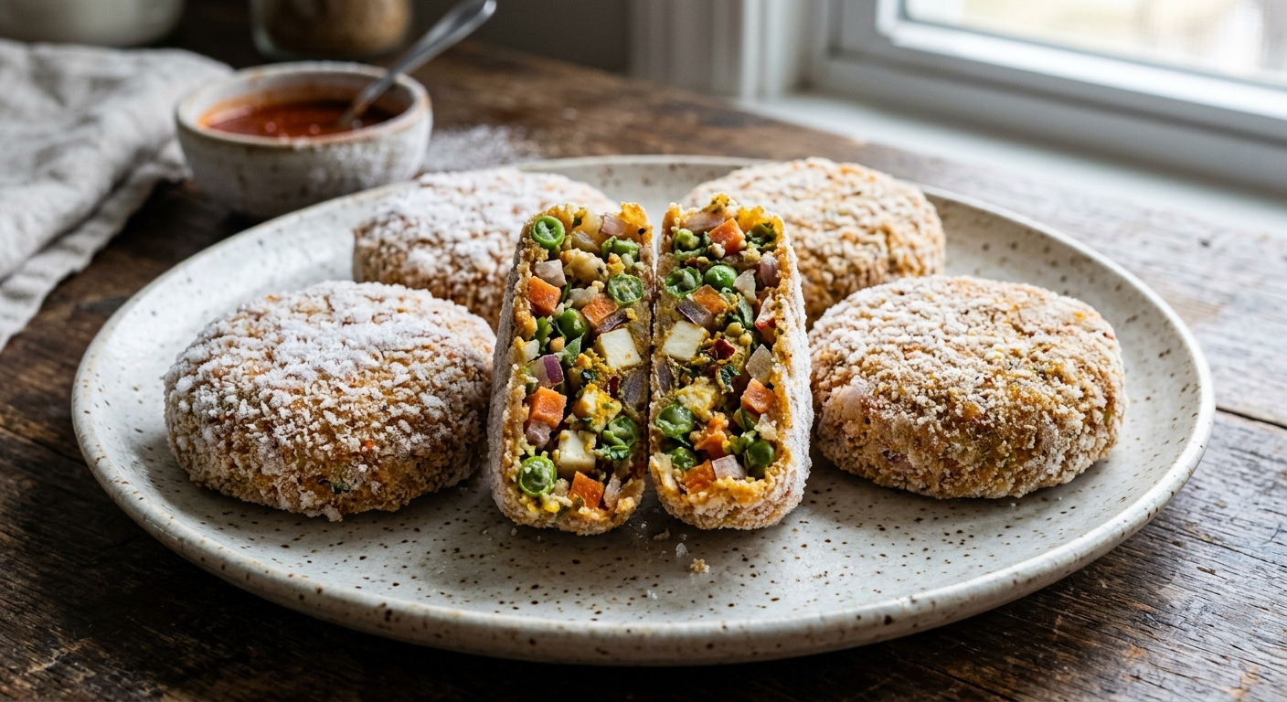 Punjabi burger tikki (30pcs)