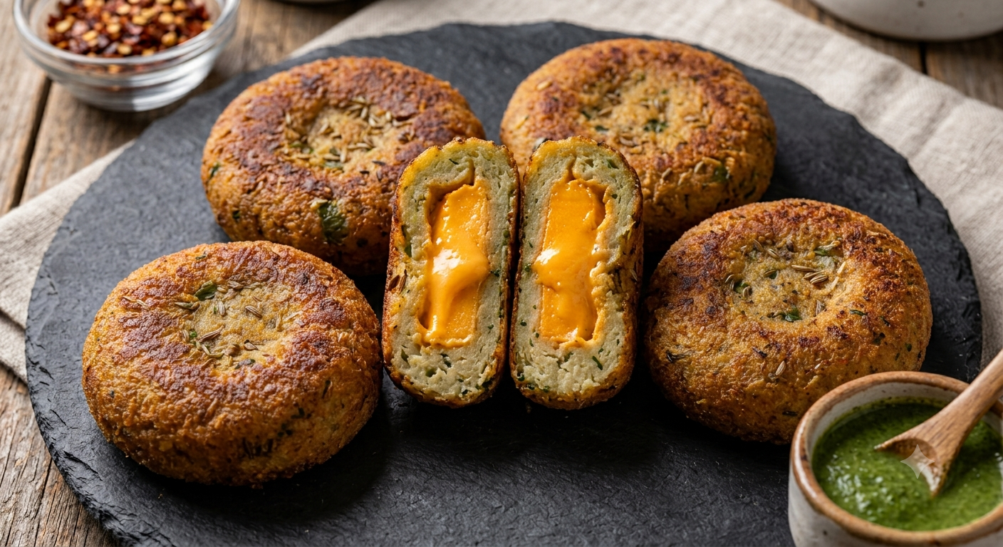  Volcano cheese  tikki (10pcs)