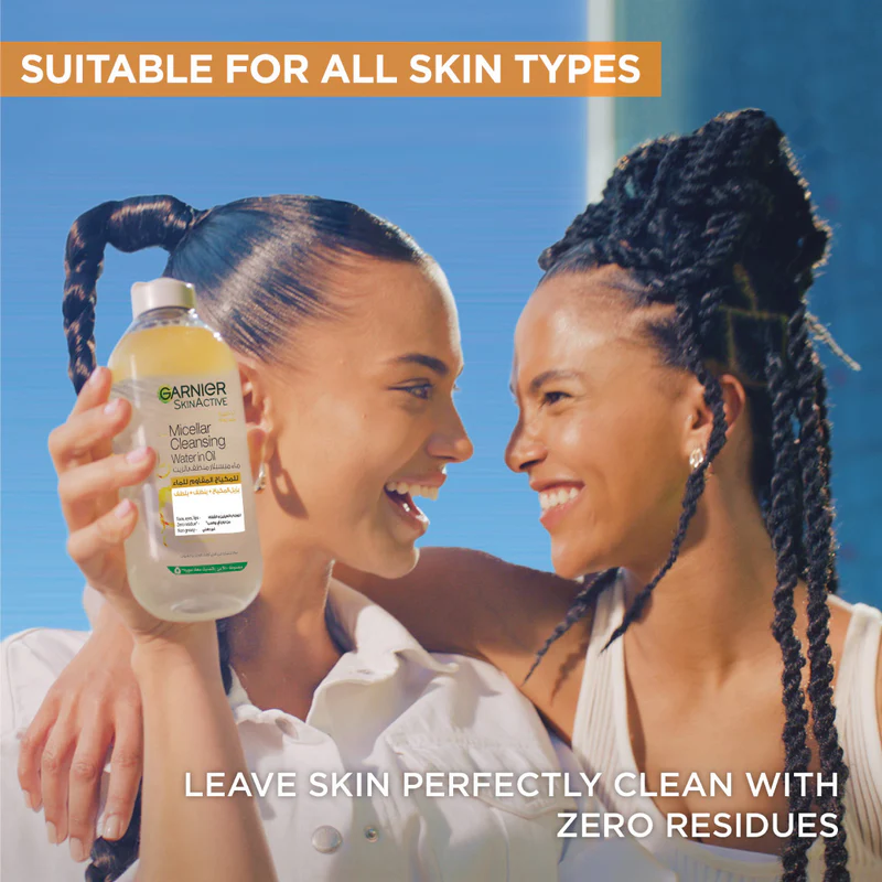   Garnier Micellar Water Oil-Infused Facial Cleanser And Waterproof Makeup Remover