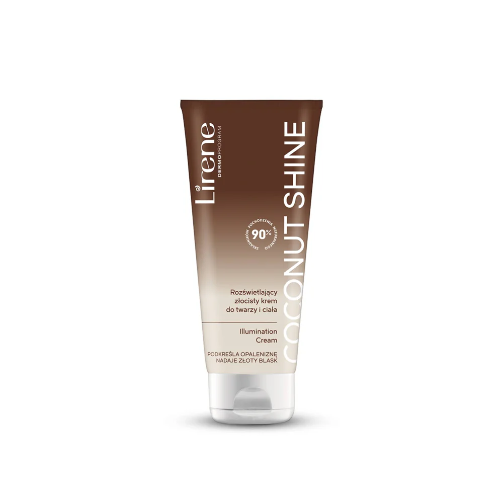 Lirene PERFECT TAN Illuminating Golden Body and Face Cream Coconut Shine
