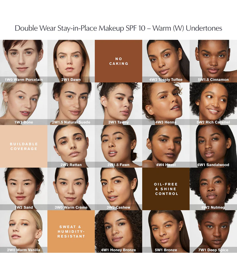 Estee Lauder Double Wear Stay-in-Place Foundation SPF 10 30ml