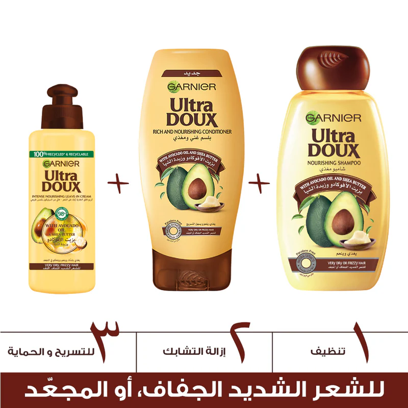 Garnier Ultra Doux Avocado Oil and Shea Butter Shampoo