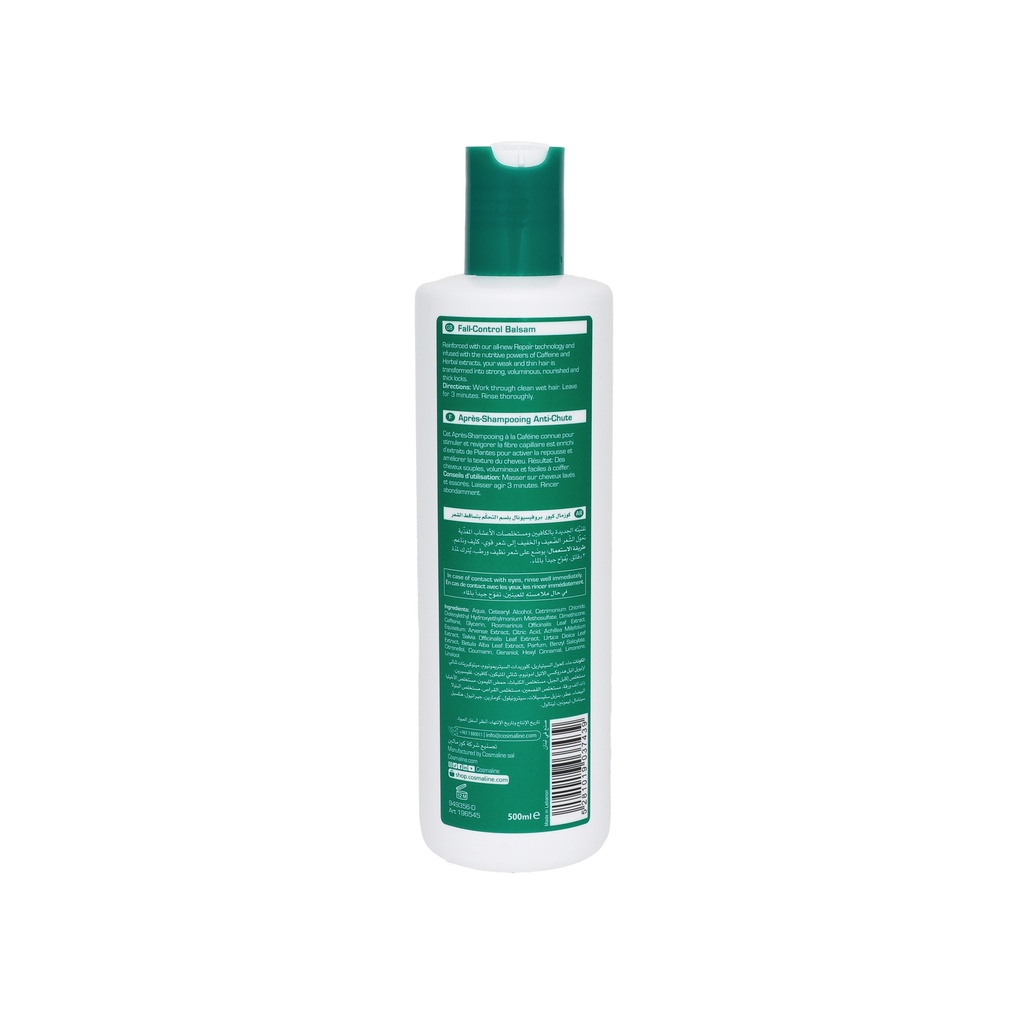 Cosmal Cure Professional Fall Control Balsam For Weak & Thin Hair 500ML