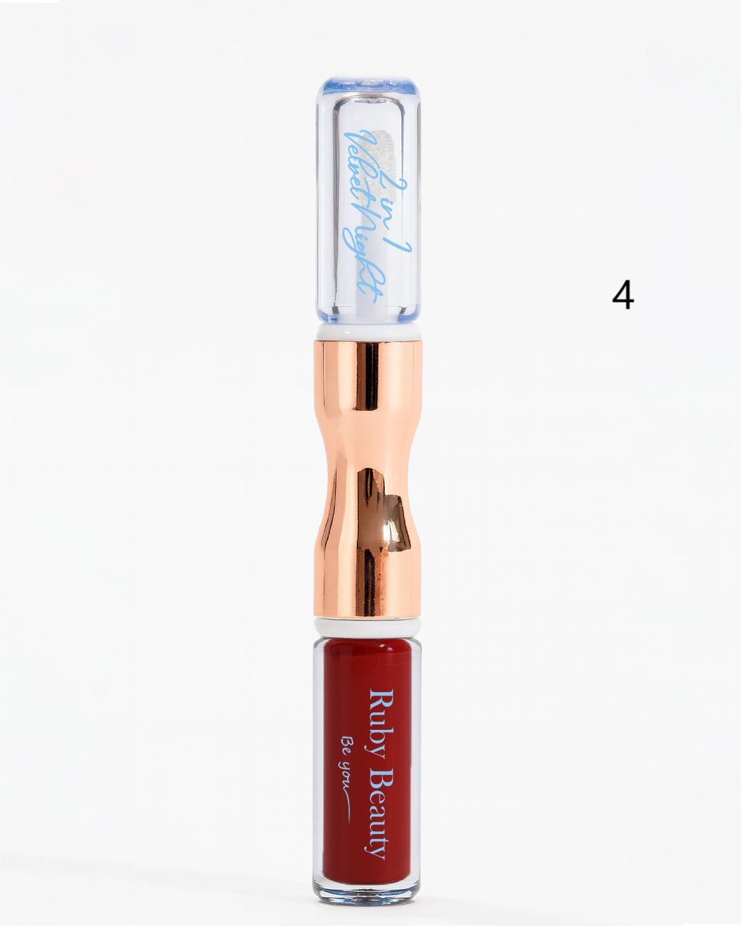 Ruby Beauty Velvet Night 2-in-1 Lipstick & Lip Oil