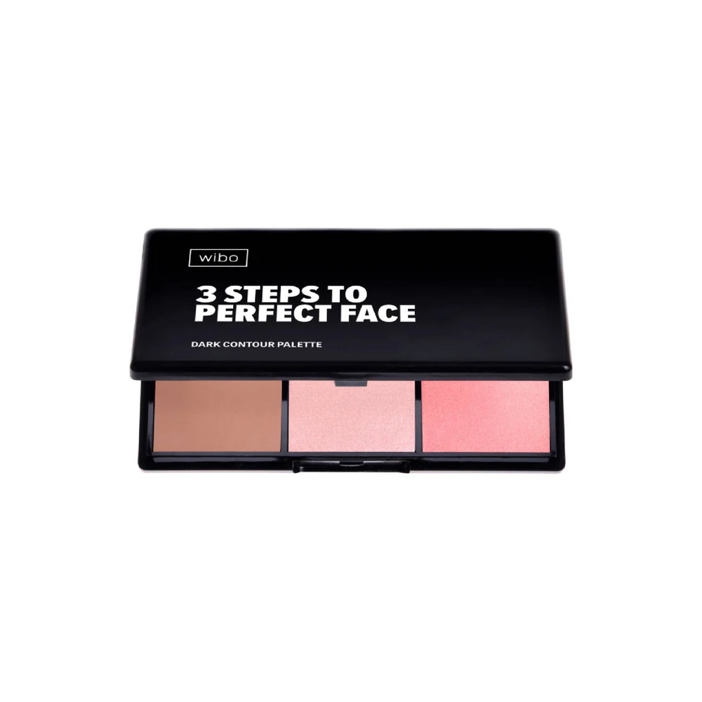 Wibo 3 Steps to Perfect Face Contour Palette