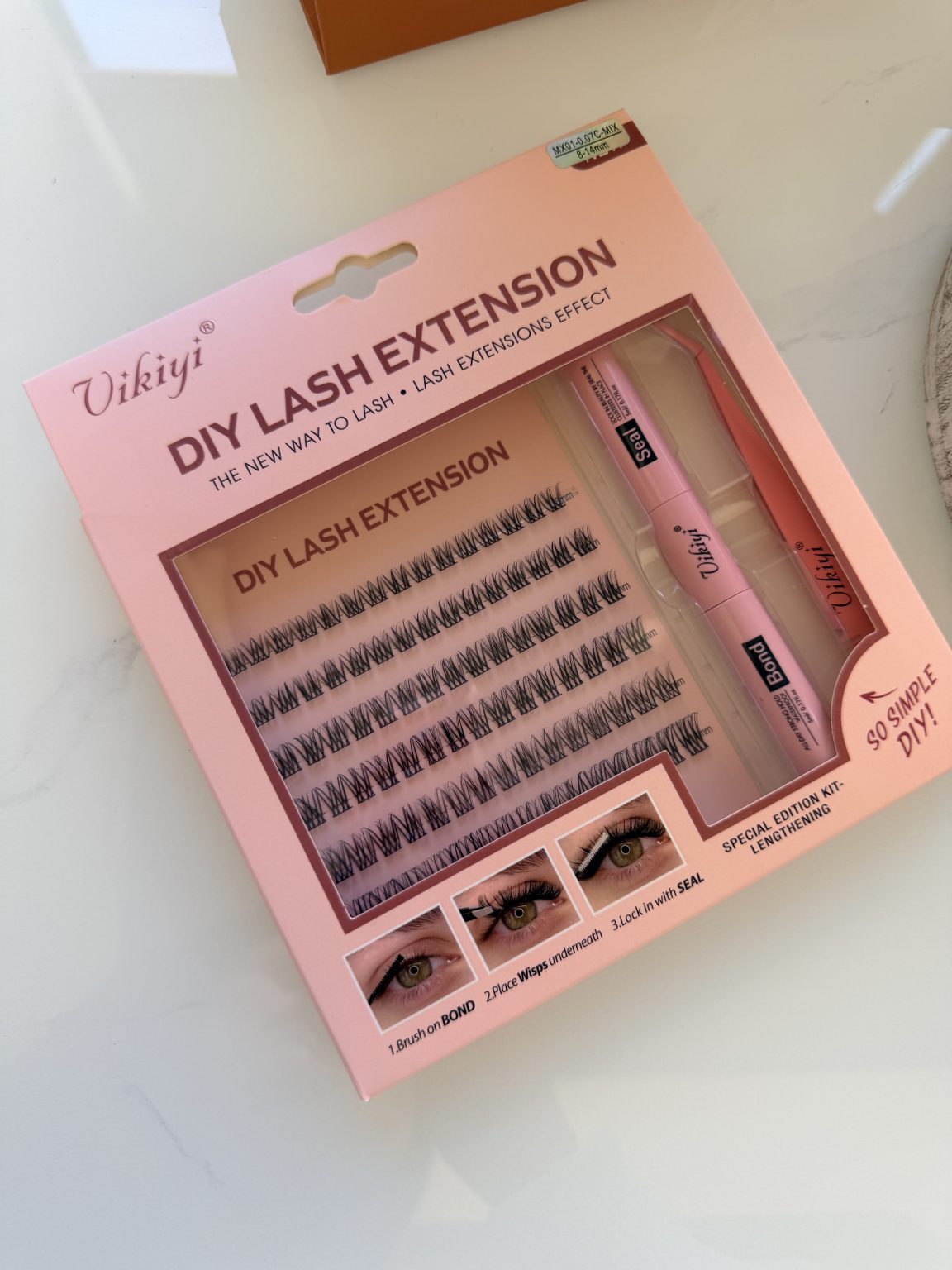 DIY Lash Extension Kit Pink