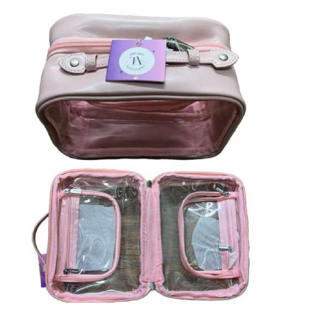 Trendy Accessories Makeup Bag - Pink