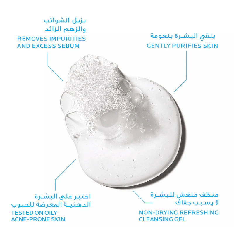   La Roche-Posay Effaclar Acne Foaming Cleansing Gel for Oily and Acne Prone Skin 200ml