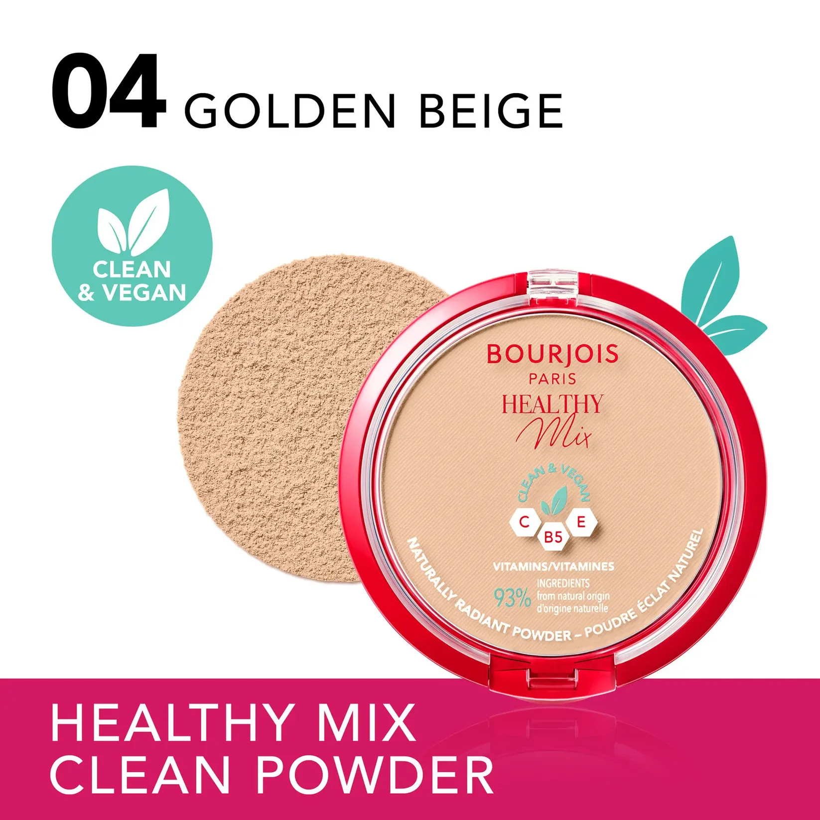 Bourjois Healthy Mix Clean Powder Foundation