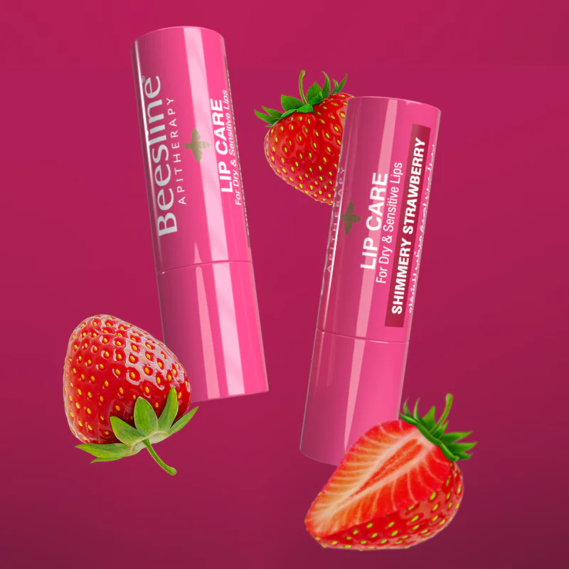 Beesline Lip Care Shimmery Strawberry 4.5 g