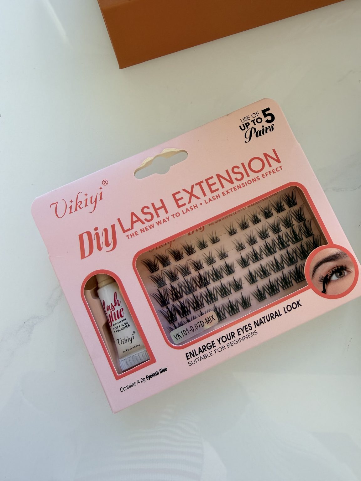 DIY Lash Extension With Glue VK101