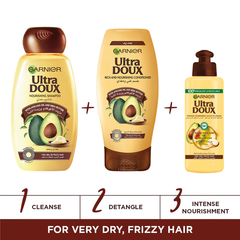 Garnier Ultra Doux Intense Nutrition Cream Avocado Oil & Shea Butter 200ml