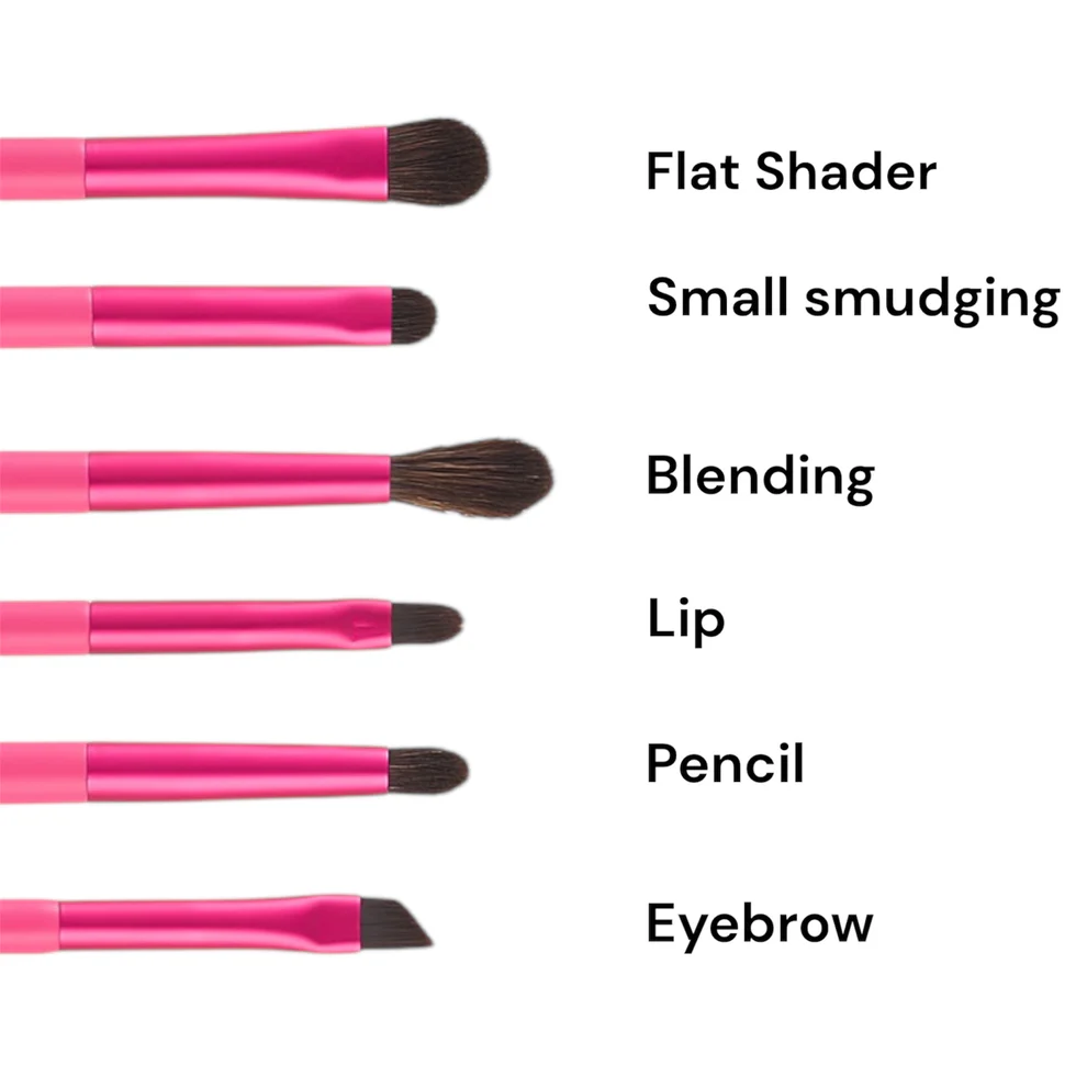 Royal Cosmetics Hot Pink-11 piece brush set