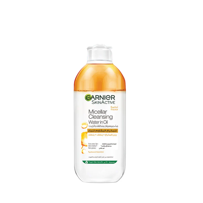   Garnier Micellar Water Oil-Infused Facial Cleanser And Waterproof Makeup Remover