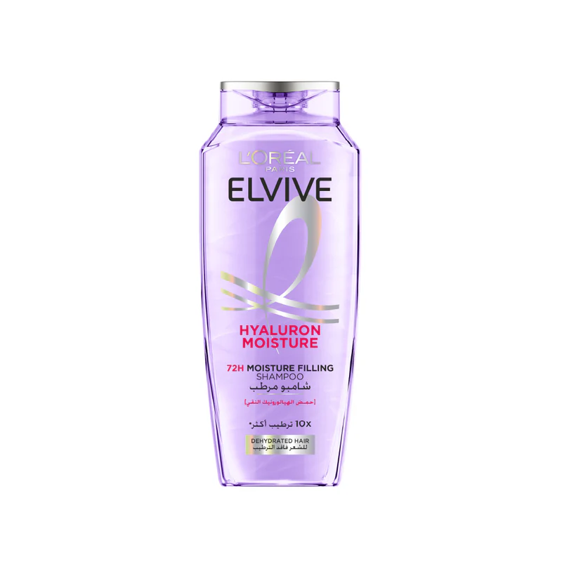 L'Oréal Paris Elvive 72 Hours Hyaluron Filling Moisture Shampoo For Reviving Dehydrated Hair