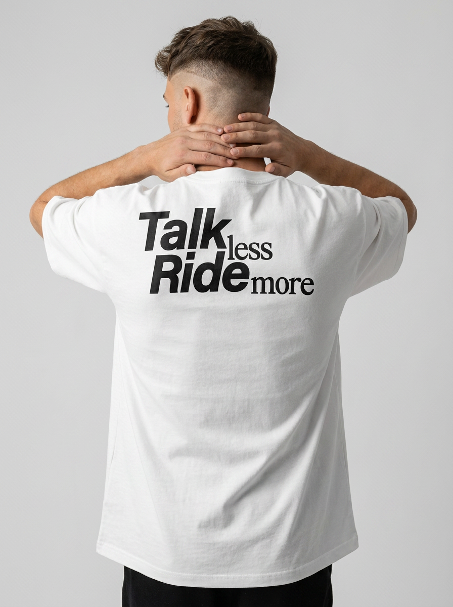 T-shirt Talk blanc