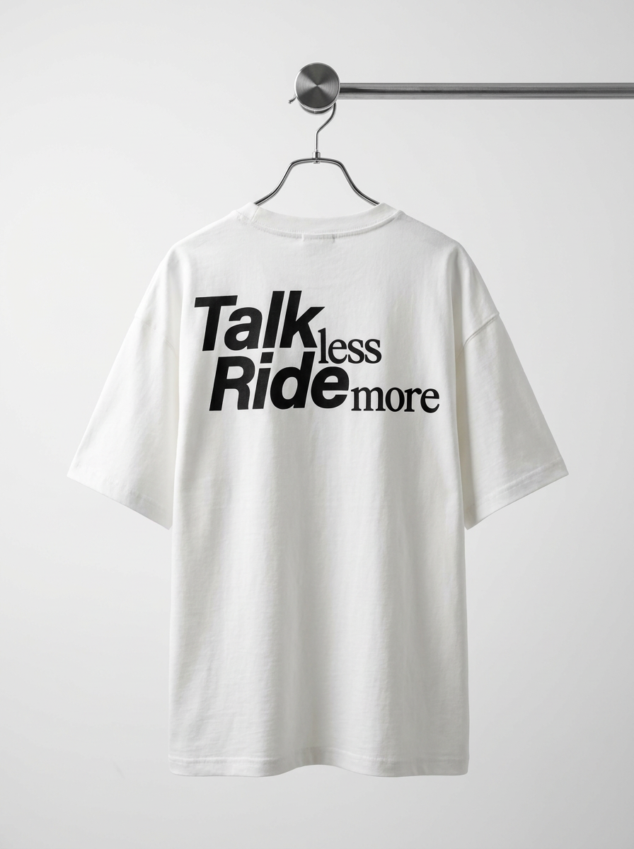 T-shirt Talk blanc