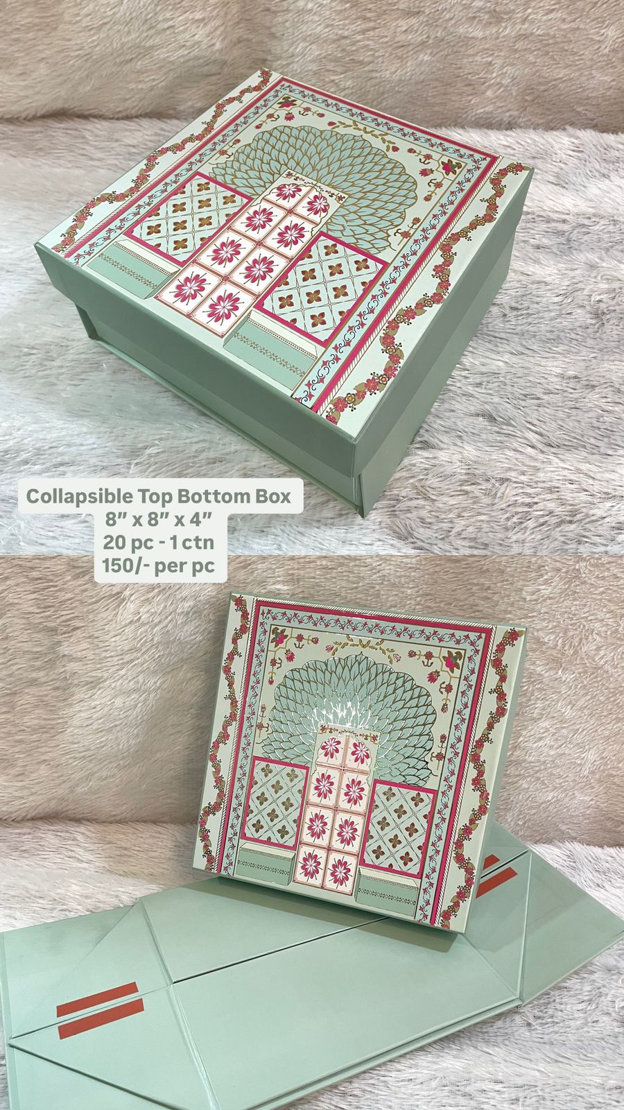 Collapsible Top Bottom Box