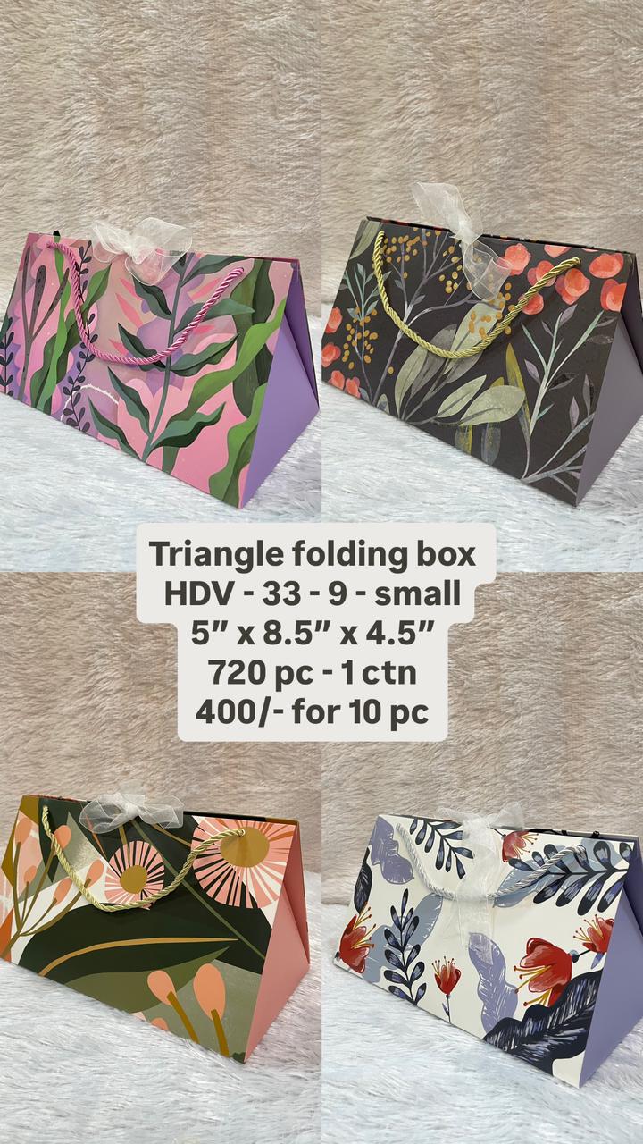 Triangle Folding Gift Box