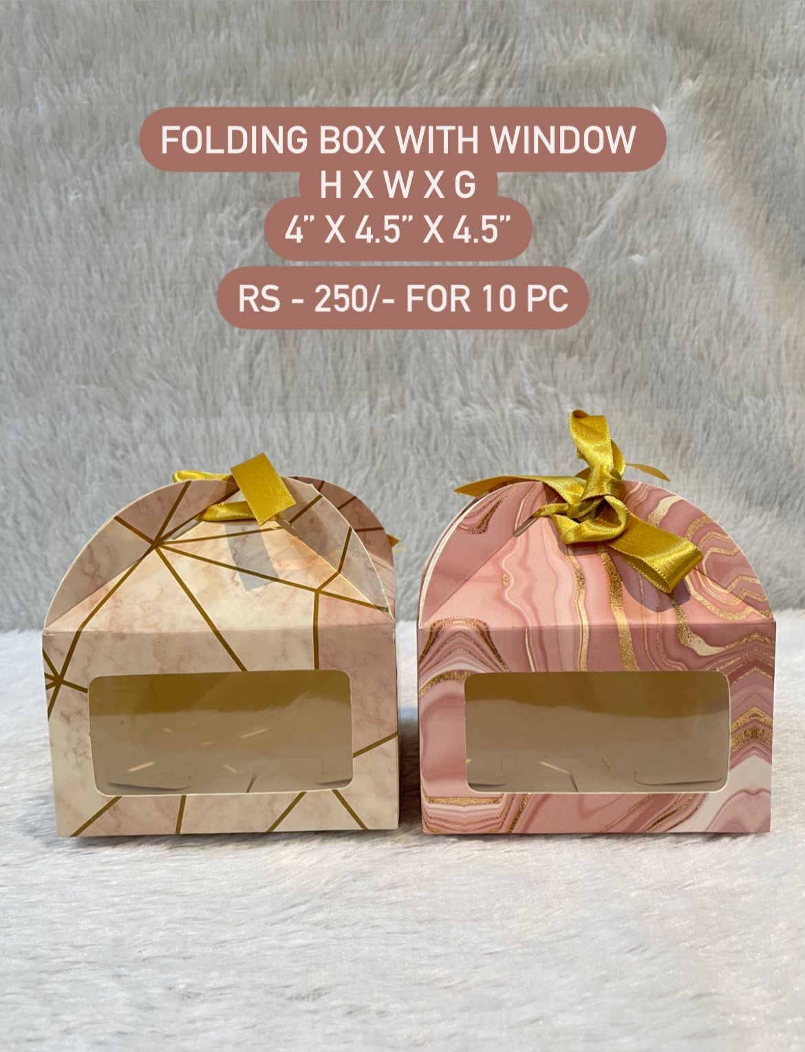Folding Box with Window