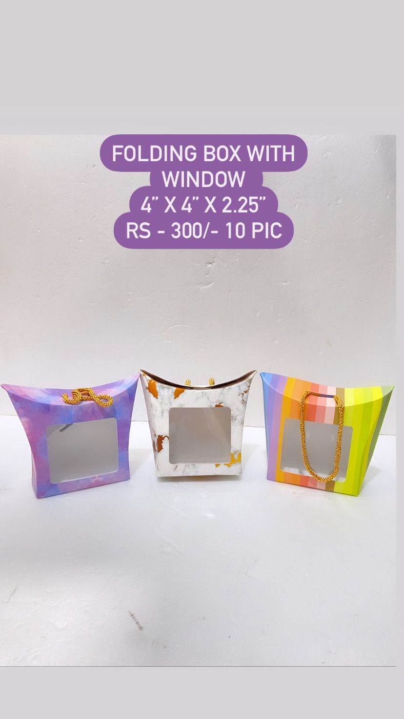 Folding Box with Window