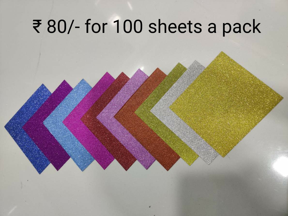 Glitter Craft Sheets Pack