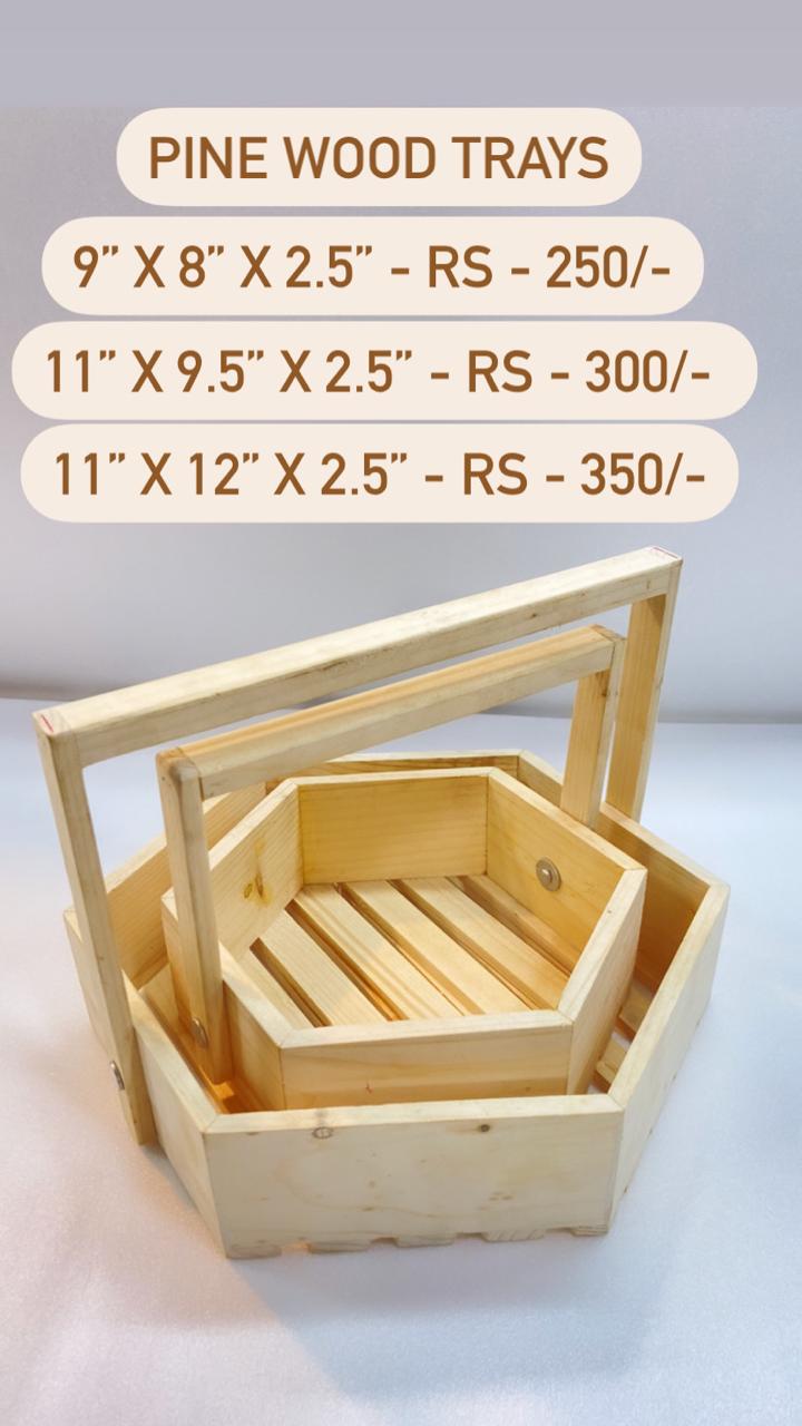 Pine Wood Tray