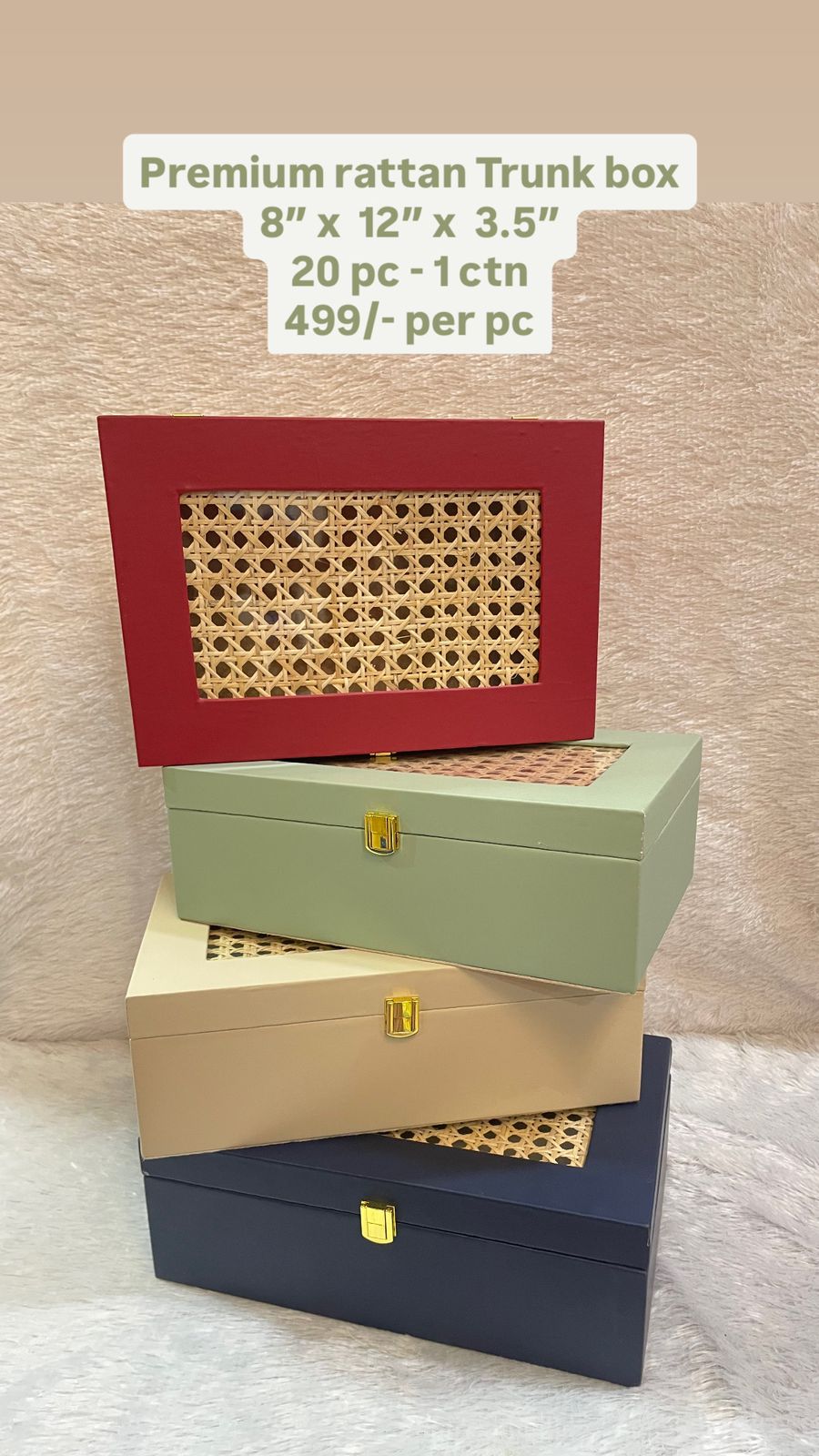 Premium Rattan Trunk Box