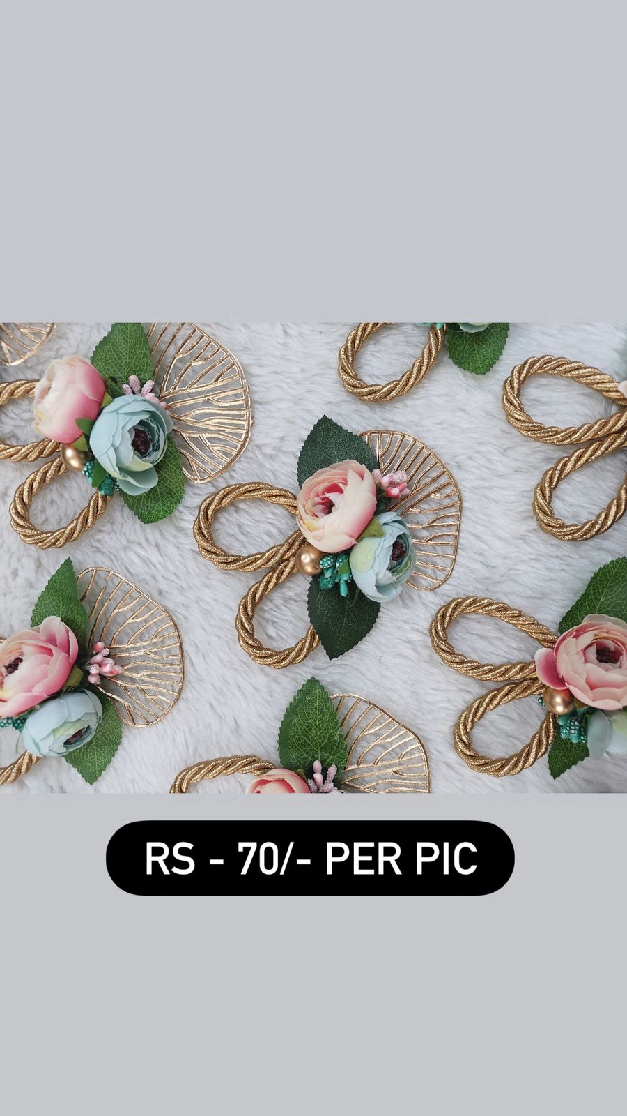 Handcrafted Floral Brooch