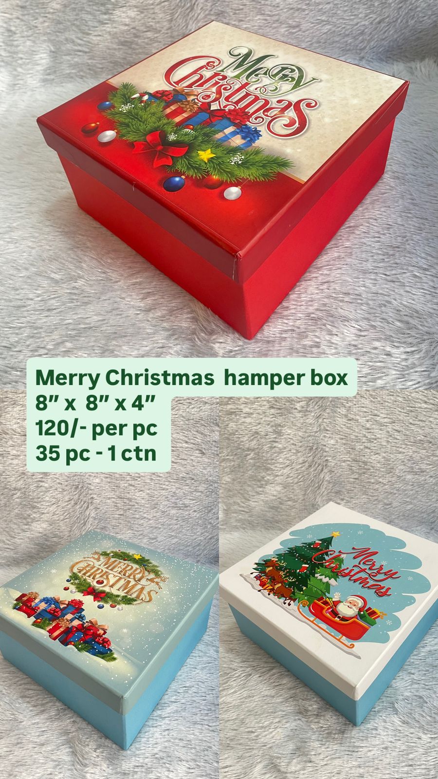 Merry Christmas Hamper Box