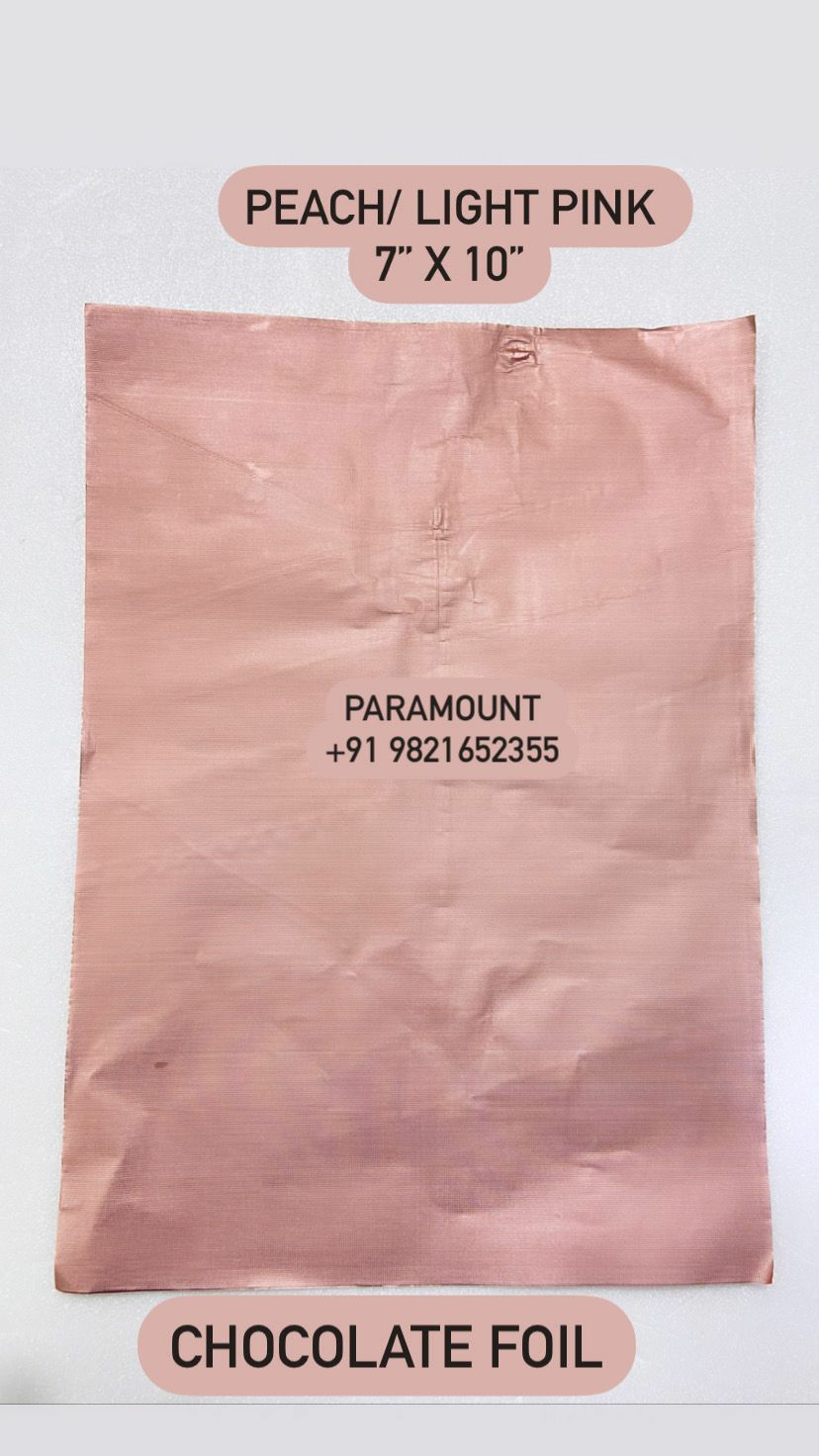 Peach/Light Pink Chocolate Foil