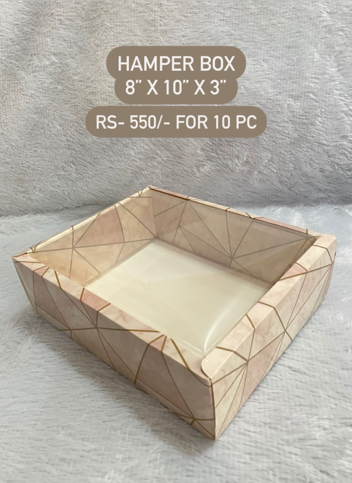 Geometric Hamper Box