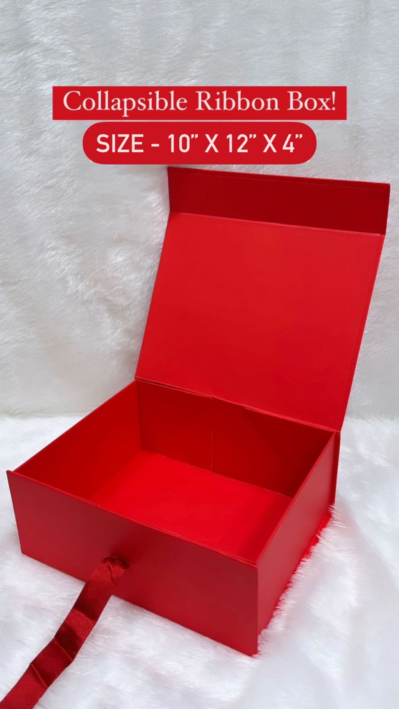 Collapsible Ribbon Box