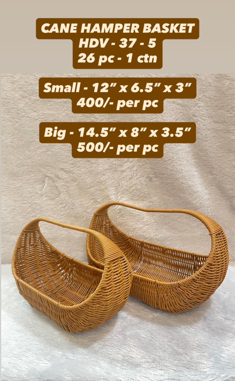 Cane Hamper Basket