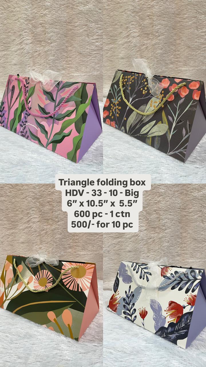 Triangle Folding Gift Box
