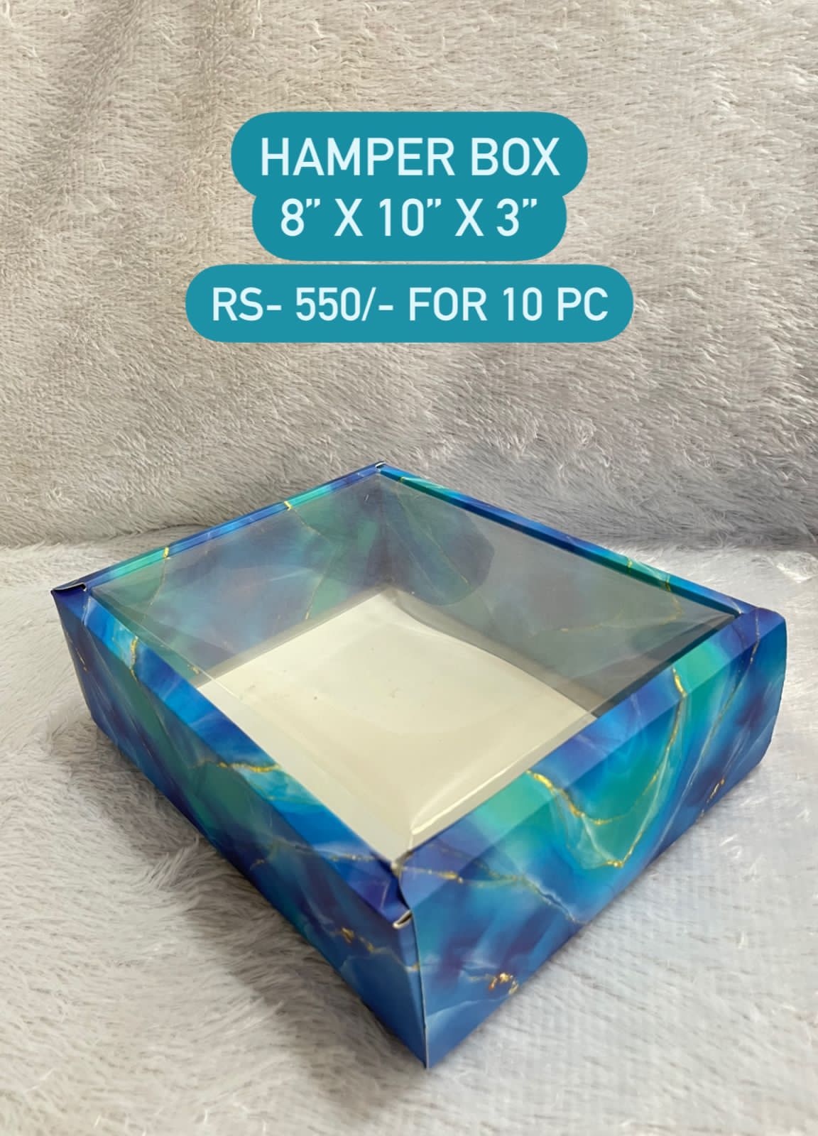 Transparent Hamper Box