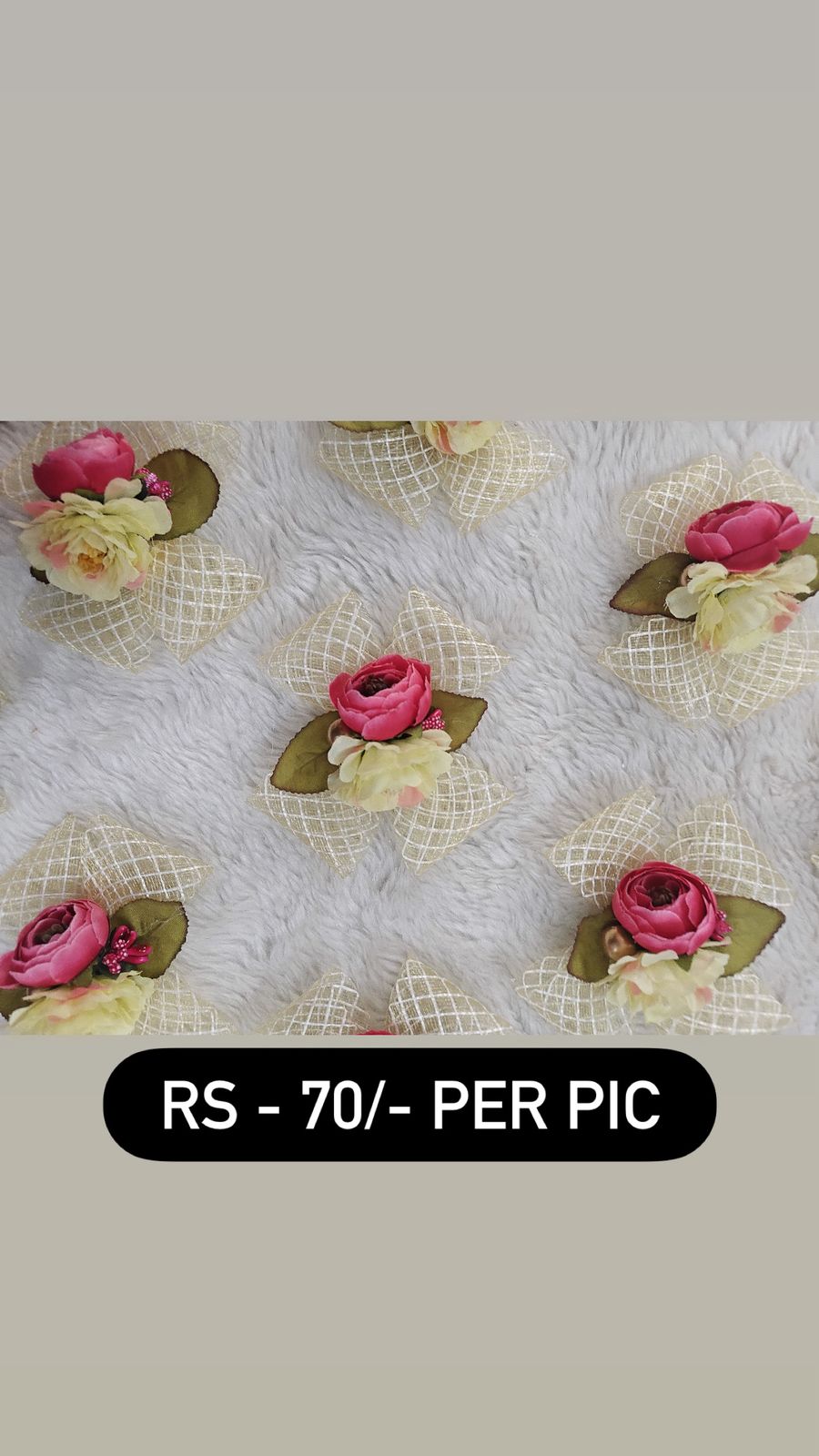 Artificial Floral Brooch