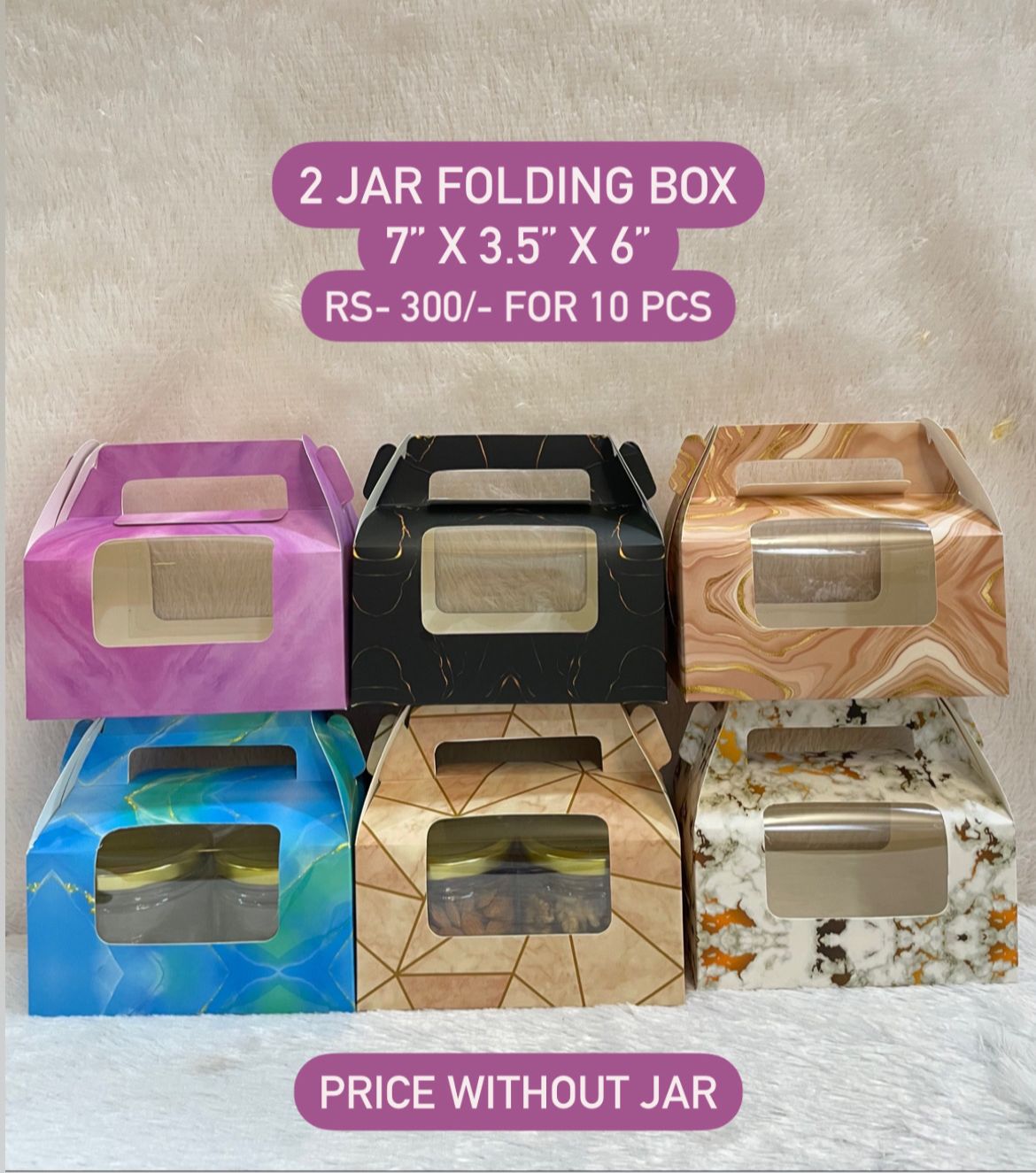 2 Jar Folding Box