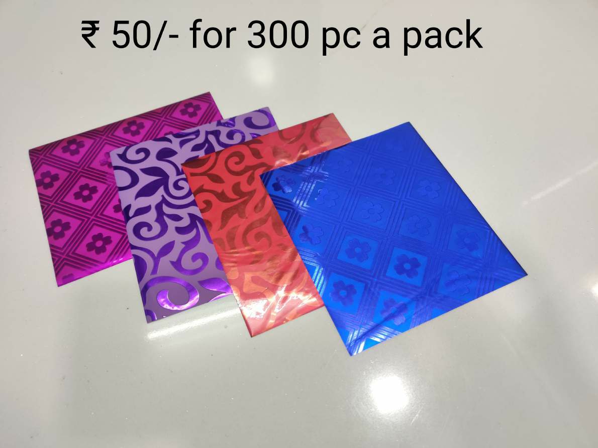 Colorful Gift Wrapping Foil Sheets
