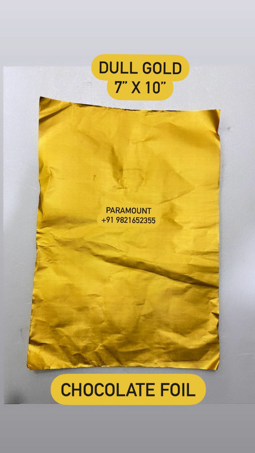 Dull Gold Chocolate Foil