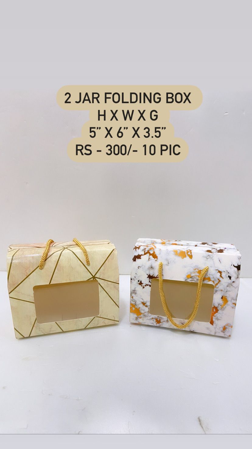 2 Jar Folding Box