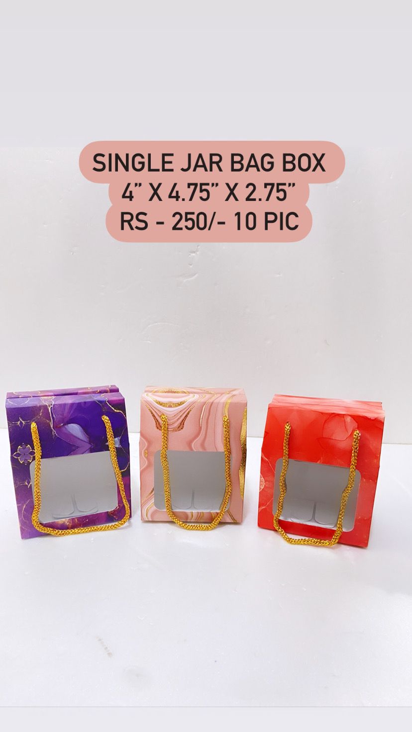 Single Jar Gift Bag Box