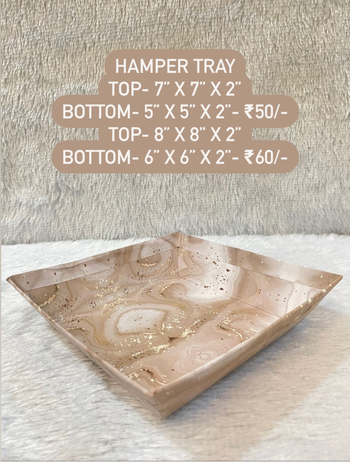 Marble Hamper Tray