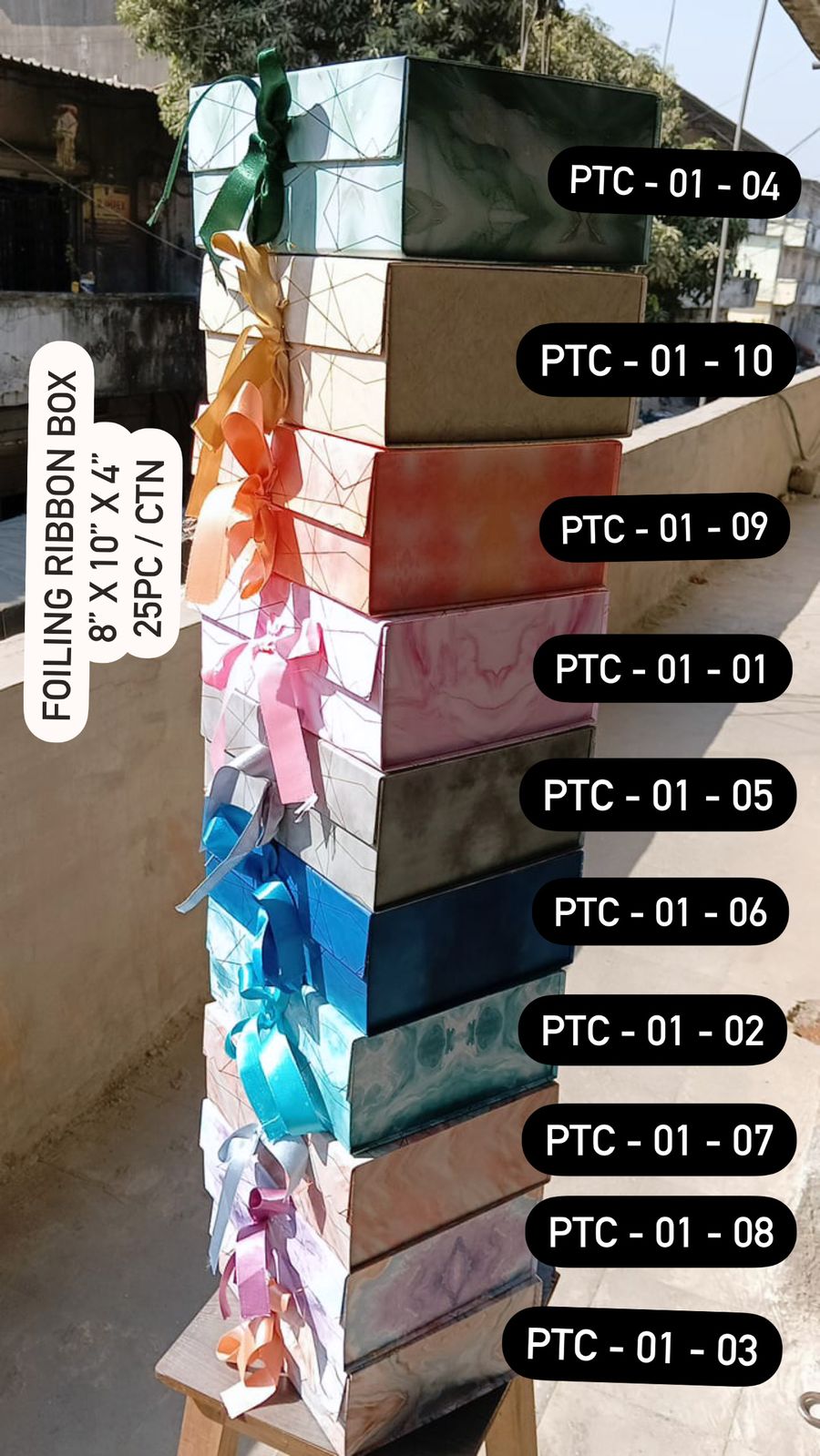 Foiling Ribbon Gift Box