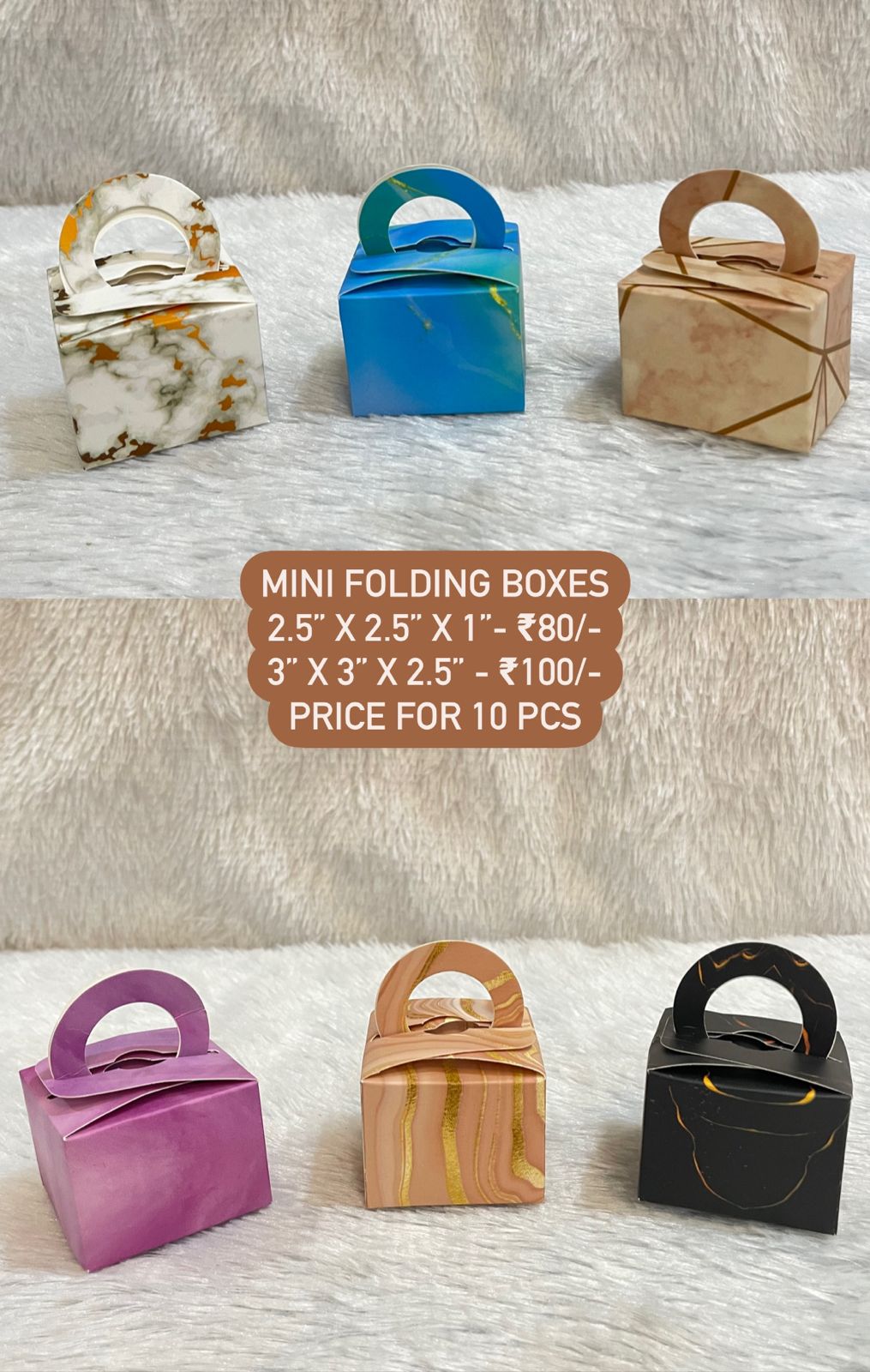 Mini Folding Gift Boxes