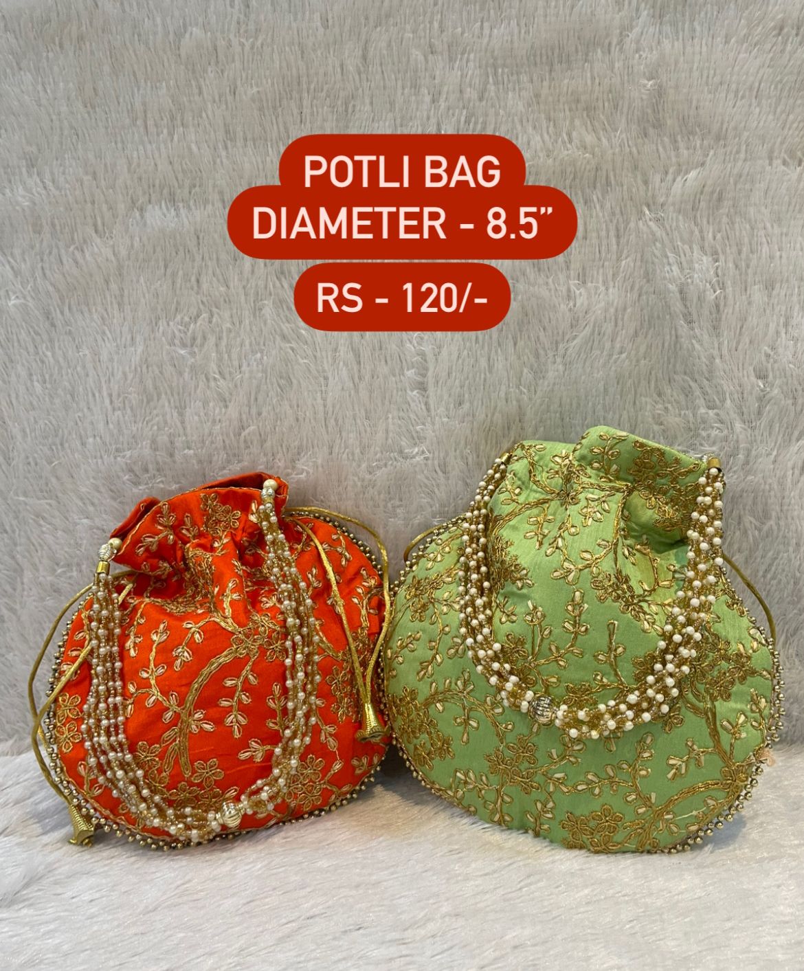 Embroidered Potli Bag