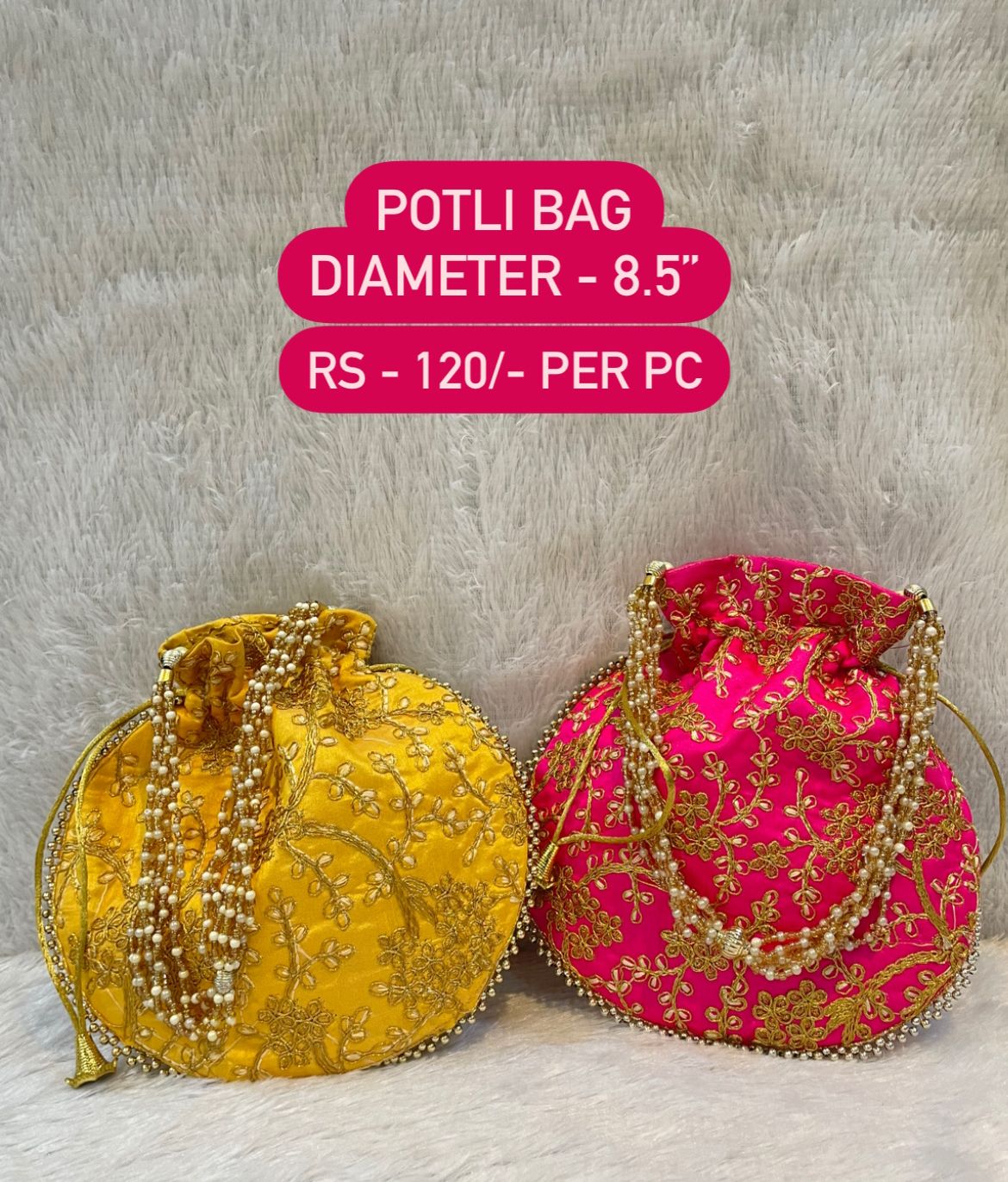 Embroidered Potli Bag